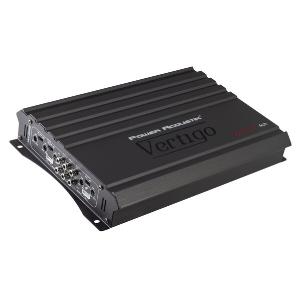 Power Acoustik Vertigo Series 2200W Max 4-Channel Class D Amp VA4-2200D